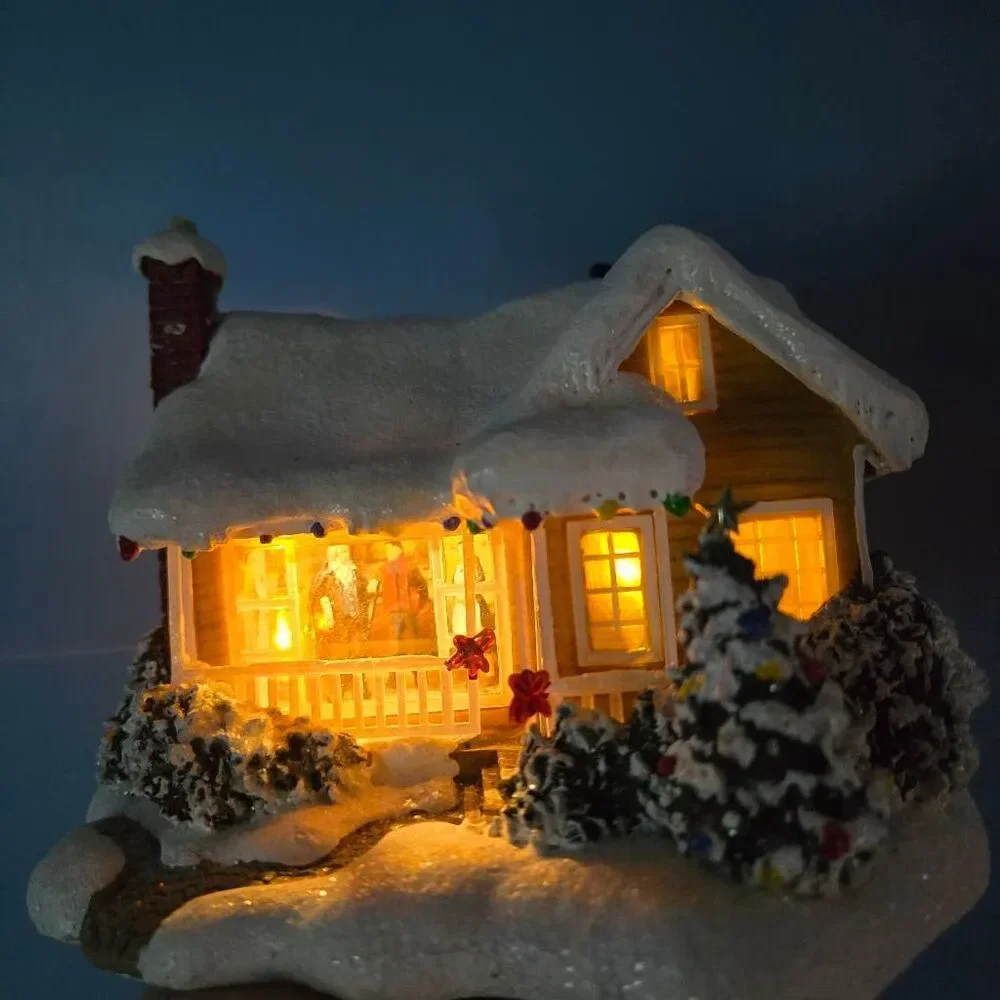 Thomas Kinkade × Teleflora 2008 Lighted village Childhood Home